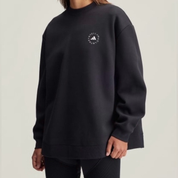 Adidas by Stella McCartney Tops - ADIDAS by STELLA MCCARTNEY, Black, size L, loose sweatshirt
